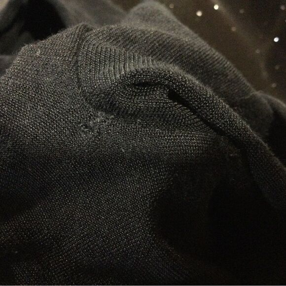 WOLFORD Black Opaque Natural Bahamas Short Sleeve Bodysuit - Picture 8 of 9